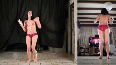 The less clothes, the better dance sessions are