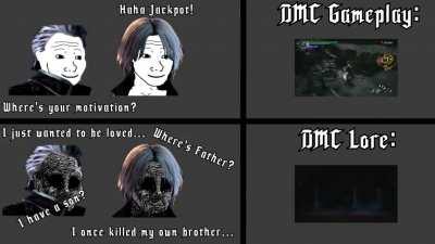 DMC Gameplay Vs. DMC Lore