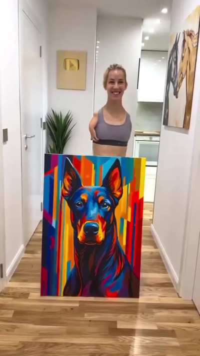 Making awesome art by feet