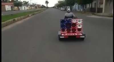 Big punch in wheelchair