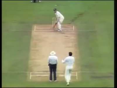 Curves back late, Wasim Akram exploits Michael Slater’s bat-pad gap