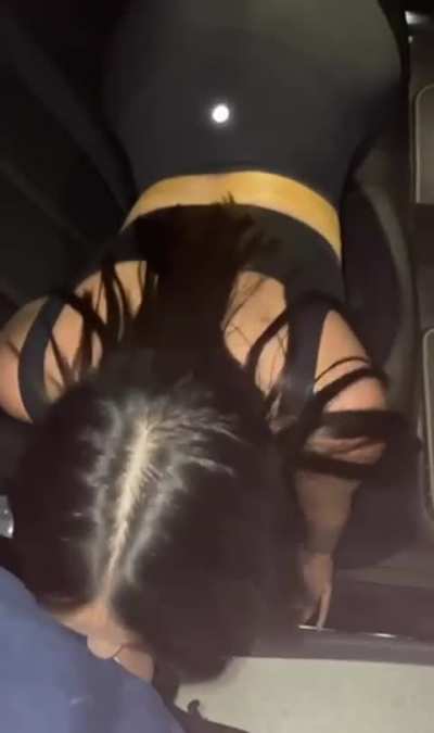 thanking him for the ride 