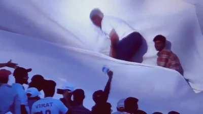 careful he is a hero