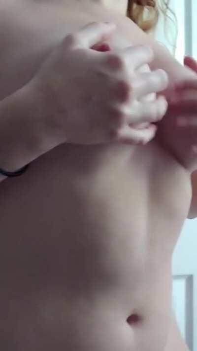 Making my perky tits bounce! [OC]