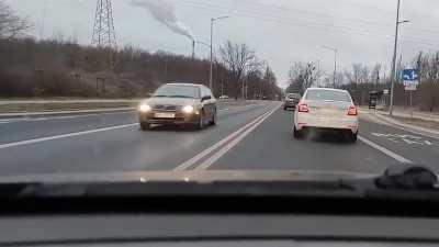 The woman who caused the accident refused to accept the ticket