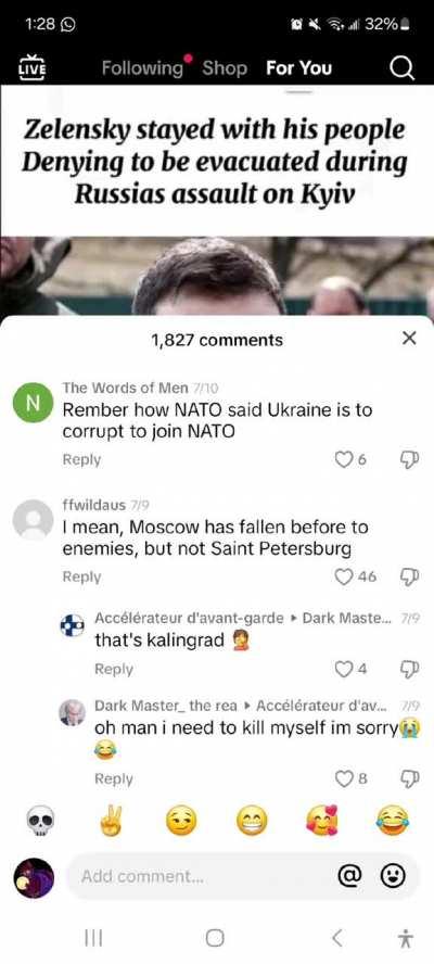 When you mix up Petersburg and kaliningrad 