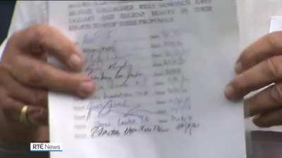 Representatives from all the major parties, North and South, have signed a document outlining their rejection of the UK government proposals to introduce an 