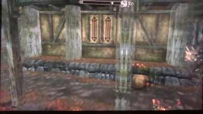 Has this ever happened to anyone? I dropped a bow hoping to see an interesting dialog. Suddenly Lucia picked the bow and started attacking people. Now everyone is trying to kill her. I guess she bit off more than she could chew