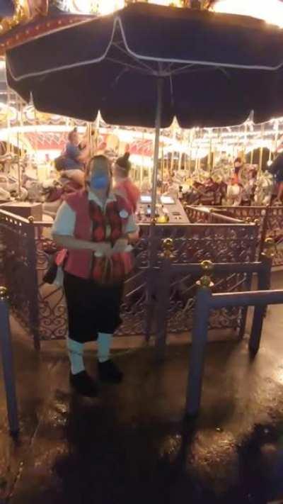 Male Karen Bullies Disney World Employee to Open Merry Go Round After Closing