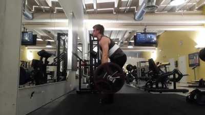 180kg/400lbs first 4 plate deadlift