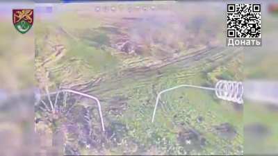 71st Jaeger Brigade of Ukraine repel Russian assault and hunt down Russian infantry hiding in the bushes. Near the village of Burlatske, Donetsk region [May 2025]