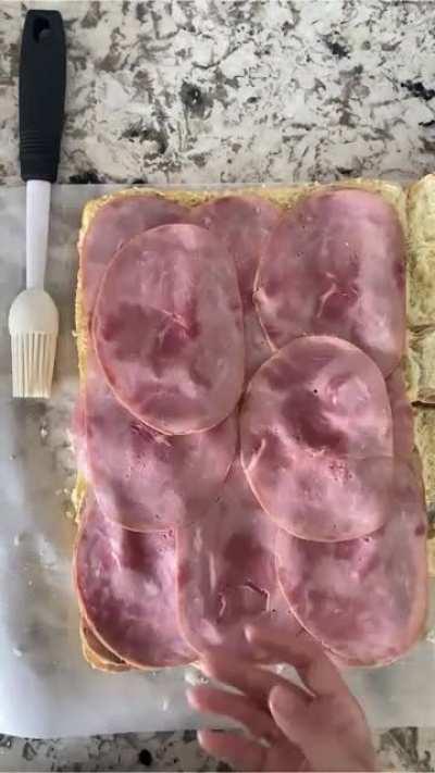 Cuban Sliders — I get asked to bring these every year! Warm before serving.