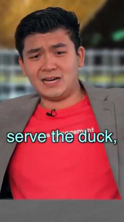 the restaurant served soap foam instead of a dish