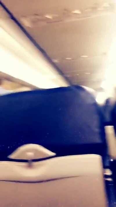 Tits Out On The Plane