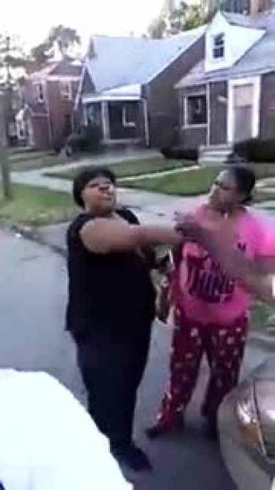 That backhand dropped her like a wet noodle