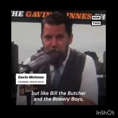 Man who incites violence shocked when violence is used on him.