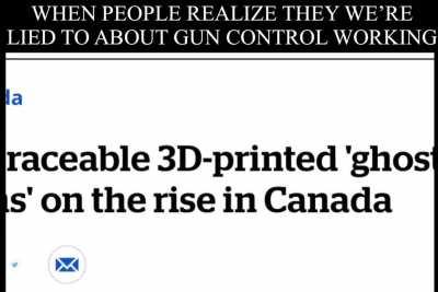 gun control only works in AUS and UK cause there are no real criminals with the drive to make em.