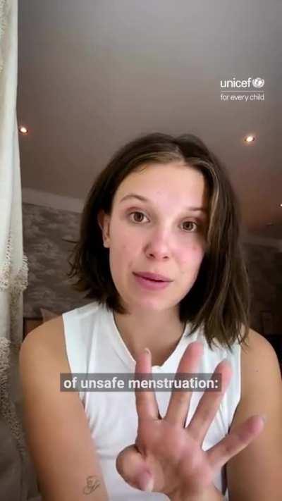 Millie talking about her periods