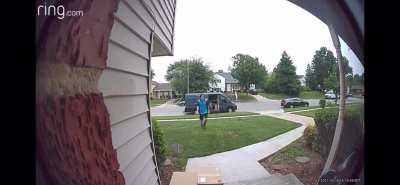 My neighbor sent me his ring camera recording when my packages got delivered to his house by mistake