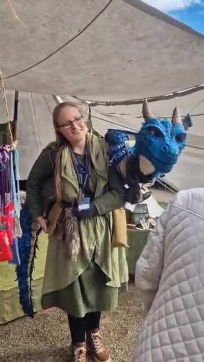 Really cool Dragon Handpuppet.