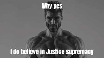 Justice ain't flat