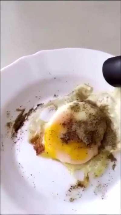 Cleaning up some excess pepper