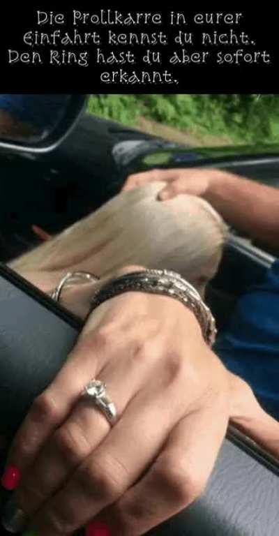 Ihr Ehering gibt ihr, bei ihren Dates, einen besonderen Kick.