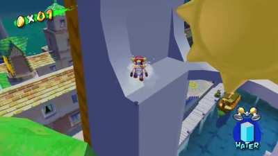 Super Mario Sunshine - Getting to Pianta Village w/o Rocket Nozzle