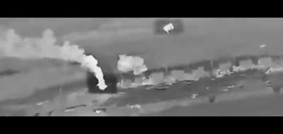 Footage by civilians and other sources shows the attack of Ukrainian UAVs on the Transneft Druzhba oil pipeline pumping station LVDS 