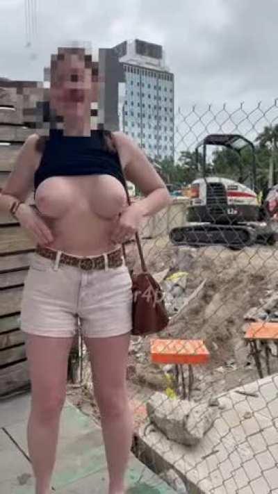 Giving the contstruction peeps something to enjoy this weekend