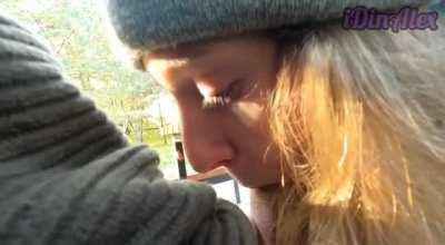 Blowjob In A Public Park