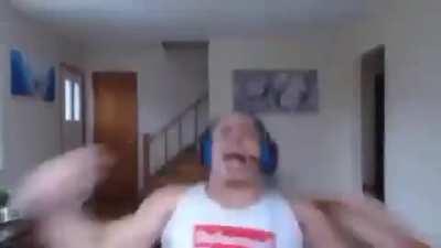 He looks like he’s about to explode