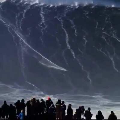 Surfing in Nazare, Leiria Portugal