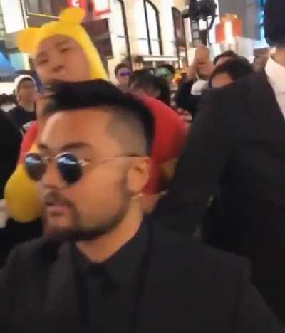 Winnie the Pooh and his bodyguards