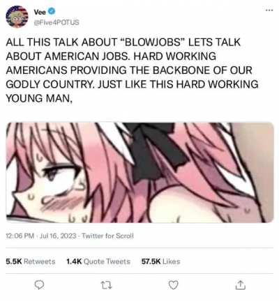 Vee talks about American jobs