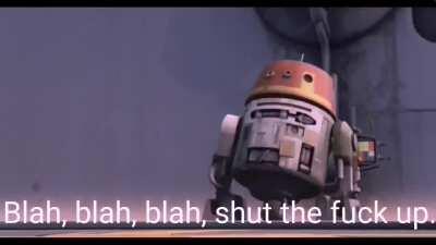 I edited out and subtitled a few of my more favorite Chopper moments. It took me till season 3 to realize Chopper curses like a sailor and is actually talking vs making random noises.