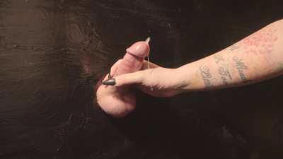 Ruined my friend using my homemade gloryhole