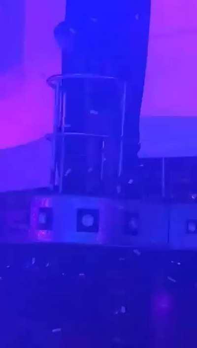 Surprise upskirt airblast