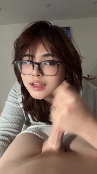 My classmate invited me over nd this was us later that night… anyways, new blowjob/handjob video available on my onlyfans!! 😘