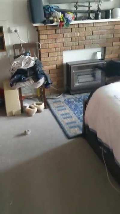 I just walked into the room