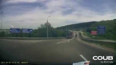 Optimus Prime has some amazing brakes.