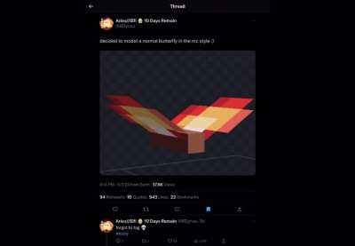 Kirby fans when butterfly