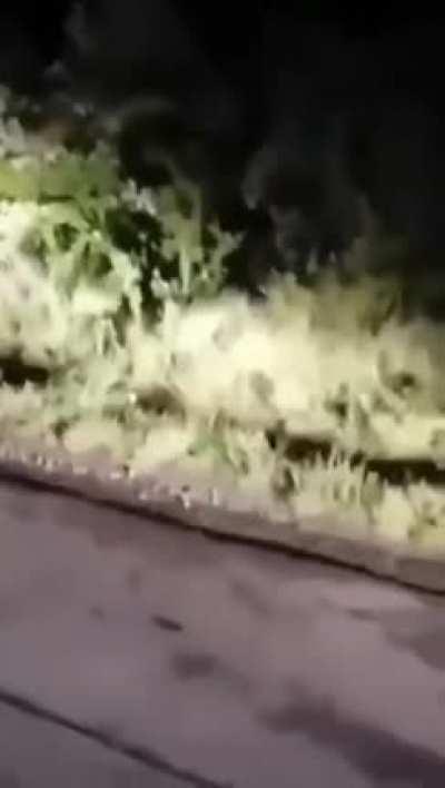 In the middle of nowhere, at the middle of the night