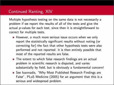 The Titles of My Stats Professor's Slides