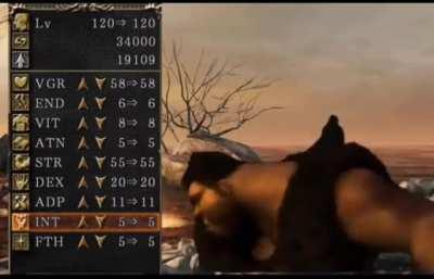 When you finally give your character a point in intelligence 