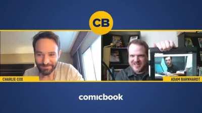 His smile when Daredevil gets mentioned tho 🤧