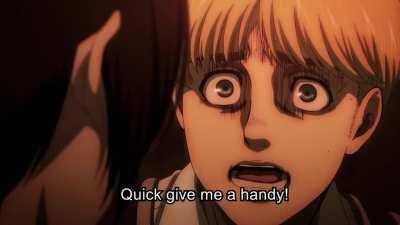 armin isnt just the smartest person on paradis for nothing...