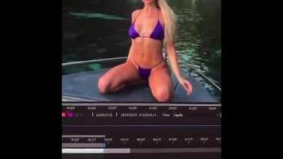 Influencer’s post showing how video can be manipulated too