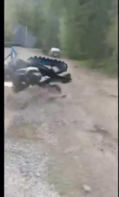 Canadians on Snowmobiles...