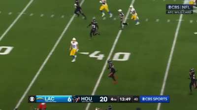 [Highlight] Justin Herbert's 4 interceptions in 32-12 wild card loss to the Texans